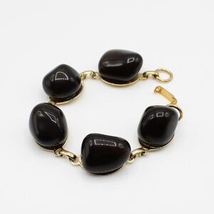 Vintage Smoky agate bracelet